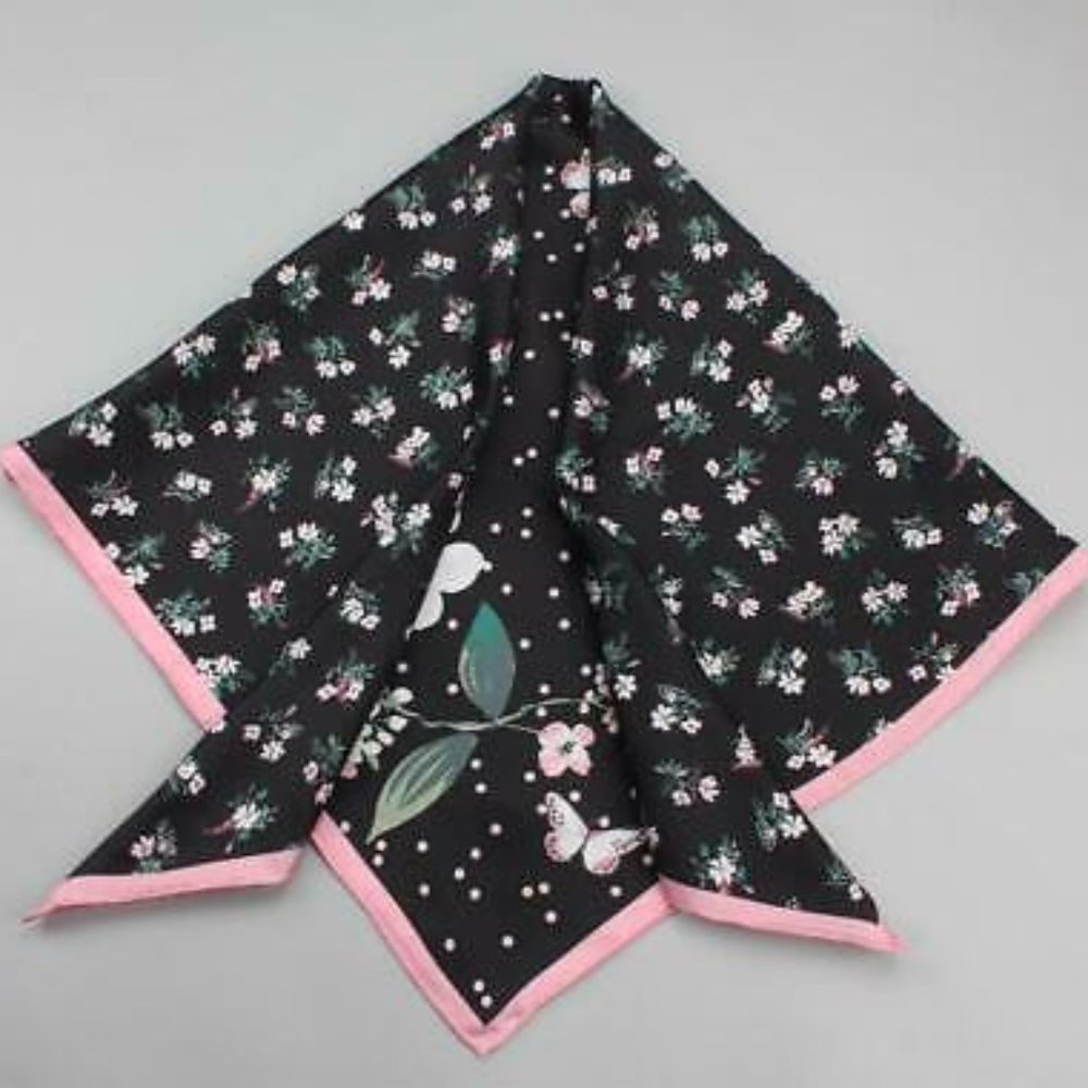 Kate Spade Botanical Patchwork Scarf NWOT